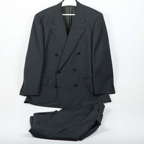 KOSTYM, ull/mohair, Chester Barrie, Savile Road, England. på auktion hos Helsingborgs Auktionskammare