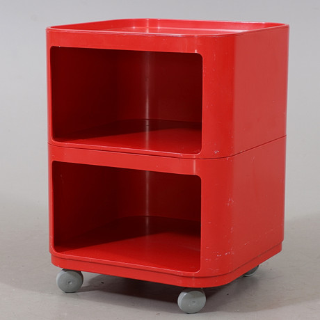 ANNA CASTELLI FERRIERI. HURTS, plast, "Componibili Quadrati", Kartell, Husqvarna, 1970-tal. på auktion hos Växjö Auktionskammare