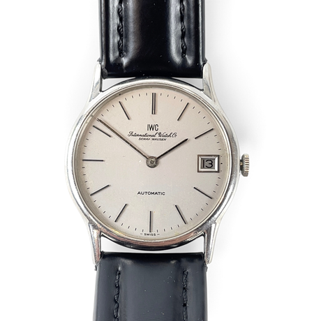 ARMBANDSUR, IWC, International Watch Co. Schaffhausen, automatic, stål, 1970-tal. på auktion hos Roslagens Auktionsverk