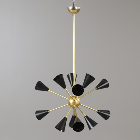 TAKLAMPA, "Sputnik 12", Luci Progetti, Parma, Italien, samtida. på auktion hos Helsingborgs Auktionskammare