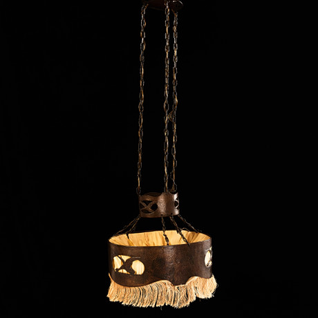 TAKLAMPA, jugend, sekelskiftet 18/1900. på auktion hos Stockholms Auktionsverk Magasin 5