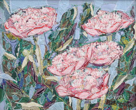 MARIA BLOMBÄRG (FÖDD 1945). BLOMMOR. på auktion hos Crafoord Auktioner Lund