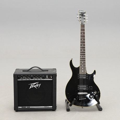 ELGITARR, Charvel LS-1, Japan 1993, samt förstärkare, Peavey Rage 158. på auktion hos Crafoord Auktioner Malmö