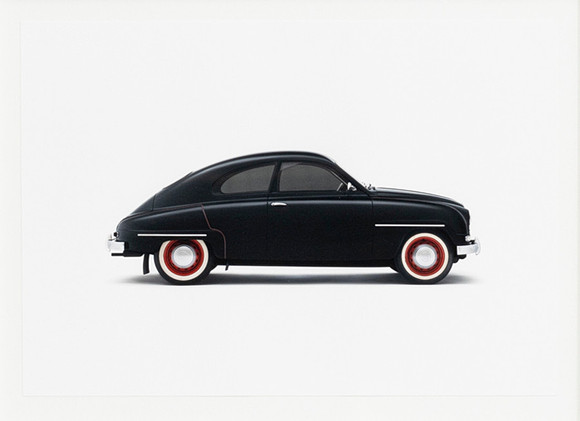 DAWID BJÖRN DAWIDSSON. "Saab", pigment tryck, signerad och daterad, provtryck, 2006. på auktion hos Auktionshuset Kolonn