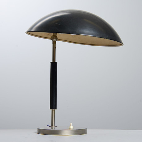 HARALD NOTINI. Bordslampa, Böhlmarks, Funkis, 1930-tal. på auktion hos Formstad Auktioner