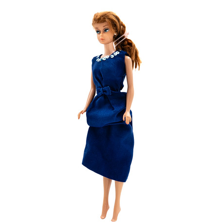 holiday barbie blue dress DOLL, Barbie 2009, Mattel. Toys MEMSALE25