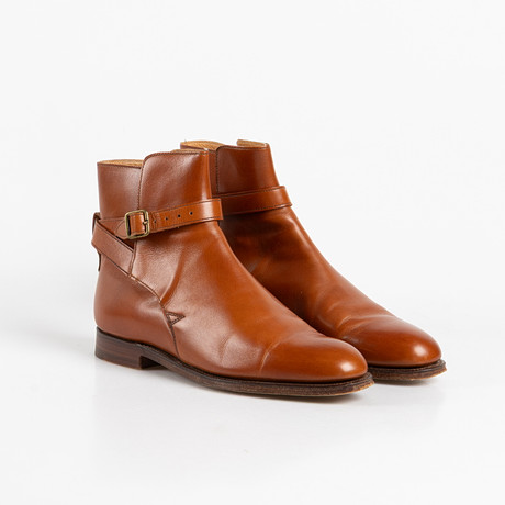 Crockett & Jones, Skor, Jodhpurs, 1 par, storlek 39, med skokartong och skopåsar. på auktion hos Stockholms Auktionsverk Helsingborg