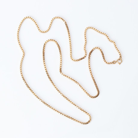 HALSBAND, VENETIALÄNK. 18k guld, vikt ca 12,2 gram. på auktion hos Skånes Auktionsverk