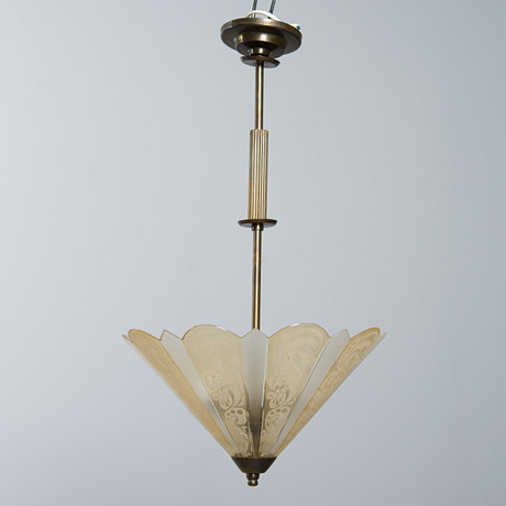 TAKLAMPA, Swedish grace, 1920/30-tal. på auktion hos Formstad Auktioner