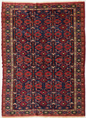 ORIENTMATTA. Soumak, ca 291x214 cm. på auktion hos Stockholms Auktionsverk Sickla