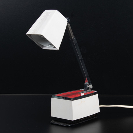 BORDS-/VÄGGLAMPA, teleskoplampa, "Solo mini", Fagerhults belysning, 1950/60-tal. på auktion hos Laholms Auktionskammare