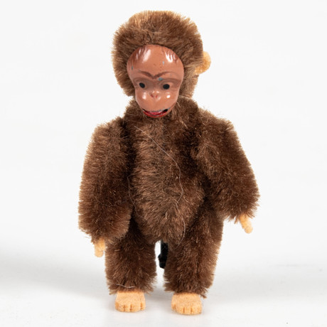 LEKSAK, "Blecky Monkey", Schuco, Tyskland, 1950-tal. på auktion hos Laholms Auktionskammare