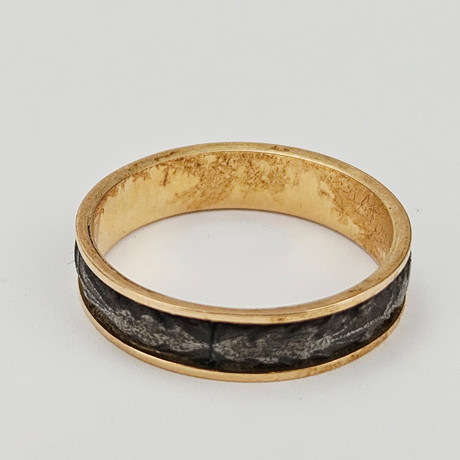 INGENJÖRSRING, guld, 18K och vitmetall, total vikt ca. 3,9 gram. på auktion hos Auktionshuset Thörner & Ek