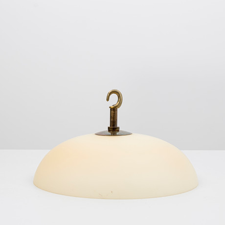 TAKPLAFOND, för ljuskrona, opalglas 1900-talets första hälft. på auktion hos Auktionshuset Kolonn