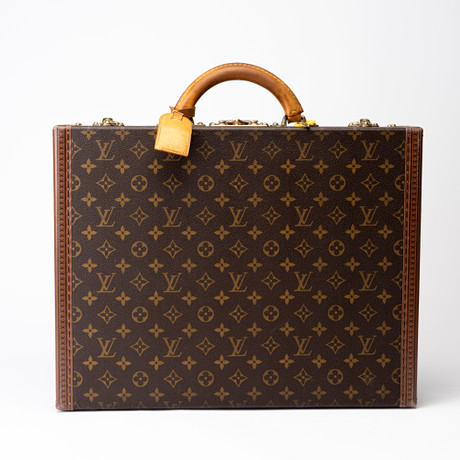 LOUIS VUITTON. Portfölj, "Monogram President 45", Frankrike 1997. på auktion hos Auktionshuset Kolonn