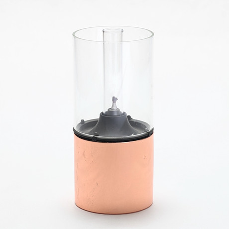 ERIK MAGNUSSEN. Oljelampa, koppar/glas, Stelton, Danmark. på auktion hos Gomér & Andersson Jönköping