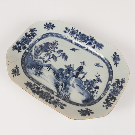 STEKFAT, porslin, Kina, 17/1800-tal. på auktion hos Helsingborgs Auktionskammare