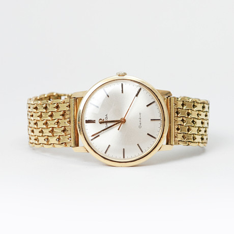 ARMBANDSUR, Omega, Genève, 14k guld i boett, manuell, ca 1968. på auktion hos Göteborgs Auktionsverk