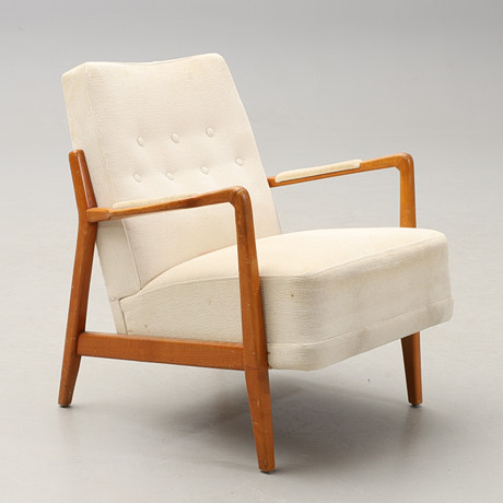 ALF SVENSSON. Fåtölj, "Formel 1", Duxello, Dux, 1950-tal. på auktion hos Crafoord Auktioner Malmö
