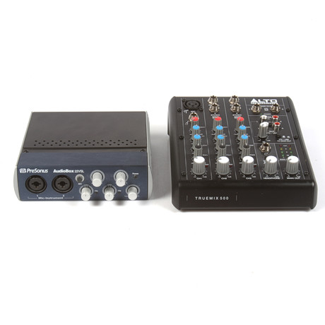 LJUDBOX och MIXERBORD, PreSonus Audio Box 22VSL, Truemix 500 LTO Professional. på auktion hos Stadsauktion Sundsvall