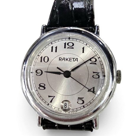 WRIST WATCH, steel, Paketa (Raketa) 