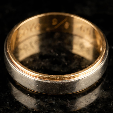 RING, Rött och vitt guld 18K, 1900-tal. på auktion hos Norrlands Auktionsverk