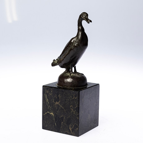 ERNST ZEHLE. Skulptur, brons, signerad. på auktion hos Handelslagret Auktionsservice