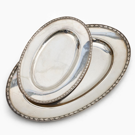 BRICKOR, 2 st, nysilver, WA Bolin, 1900-talets första hälft. på auktion hos Crafoord Auktioner Stockholm