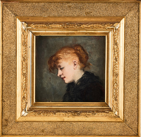 EMMA TOLL (1847-1917). "Hortense". på auktion hos Stockholms Auktionsverk Magasin 5