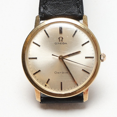 OMEGA, Geneve, armbandsur, 14K guld, 1970-tal. på auktion hos Gomér & Andersson Jönköping