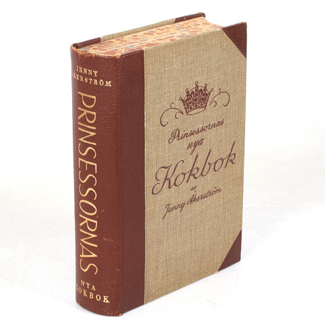 KOKBOK, "Prinsessornas Nya Kokbok", Jenny Åkerström, 1952. på auktion hos Stadsauktion Sundsvall