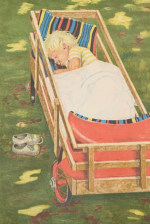 REINHOLD LJUNGGREN. Färglito, signerad, PT, 1975. på auktion hos Metropol Auktioner