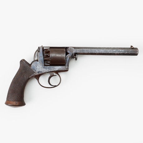 SLAGLÅSREVOLVER, Adams & Deane, 1800-talets mitt. på auktion hos Göteborgs Auktionsverk
