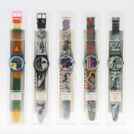 SWATCHKLOCKOR, 5st, 1991 - 1992.