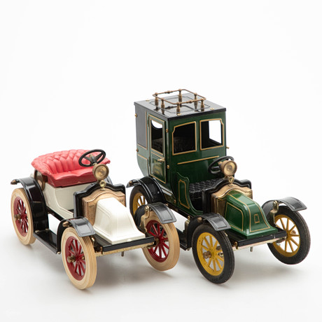 KAY BOJESEN. “Automobil Sedan” toy car, solid carved beech
