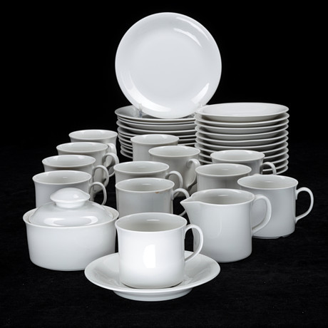 SIGNE PERSSON-MELIN. Kaffeservis, 37 delar, "A la Carte" Rörstrand, 1980-tal. på auktion hos Växjö Auktionskammare