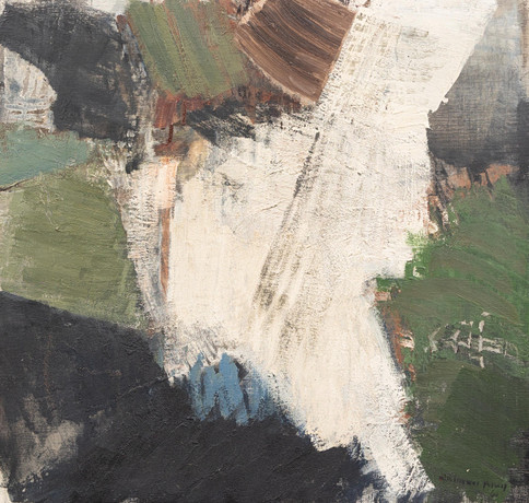 NILS INGVAR NILSSON (1925-2007). Komposition, olja på duk, signerad. på auktion hos Garpenhus Auktioner