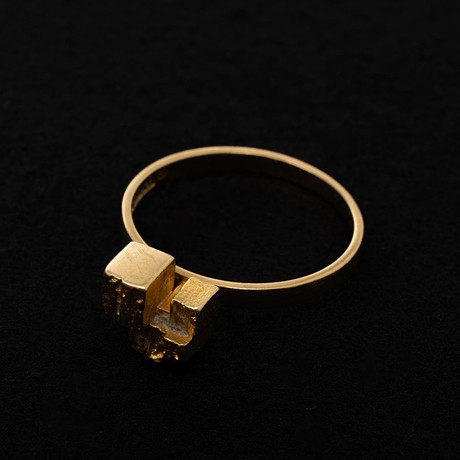 RING, 18K guld, "Gold Tower", Björn Weckström, Lapponia, Finland. på auktion hos Garpenhus Auktioner