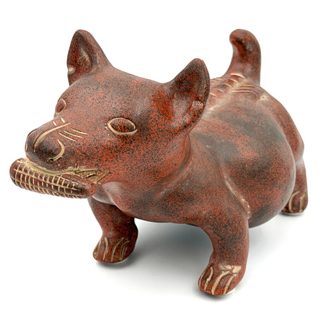 SKULPTUR, Hund, s ka colima dog, terrakotta, 1900-tal, sannolikt Mexiko. på auktion hos Skandia Auktion
