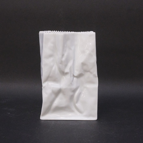 TAPIO WIRKKALA. VAS, "BAG", ROSENTHAL. på auktion hos Björnssons Auktionskammare