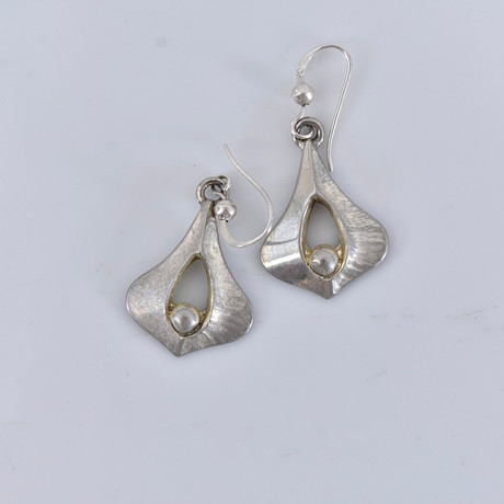 ÖRHÄNGEN, sterlingsilver, BT of Borås AB. på auktion hos Halmstads Auktionskammare