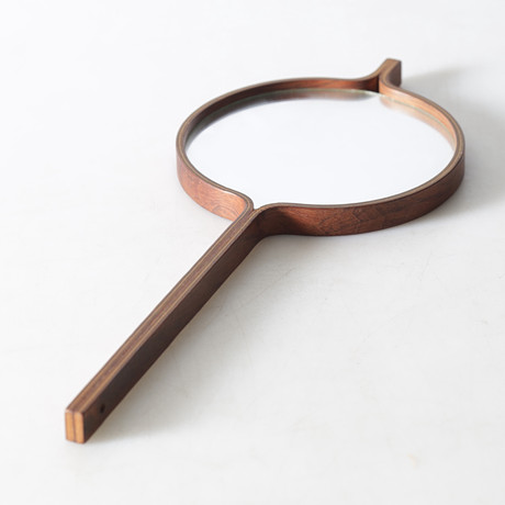 HANS-AGNE JAKOBSSON. handspegel, teak, 1960-/70-tal. på auktion hos Gomér & Andersson Nyköping