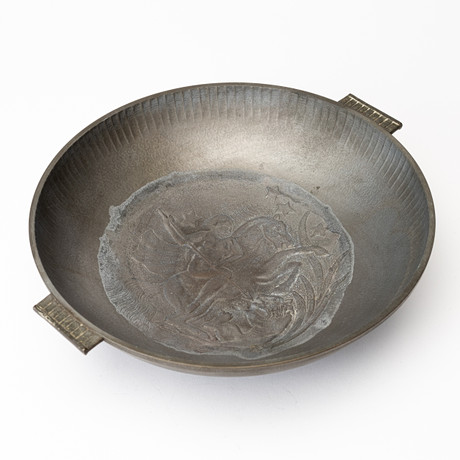 SKÅL, vitmetall, 1900-tal. på auktion hos Auktionshuset Kolonn