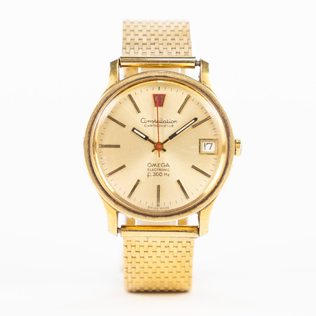 OMEGA. Constellation Chronometer, F300 Hz, 35,5 mm, 70-tal. på auktion hos Karljohan Auktioner