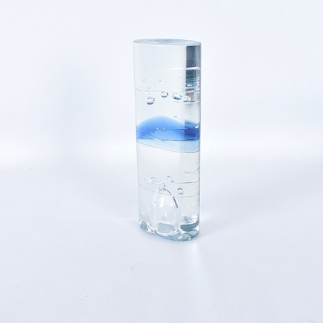 LJUSSTAKE, glas, "Arktia", Timo Sarpaneva, Iittala, 1900-tal. på auktion hos Halmstads Auktionskammare