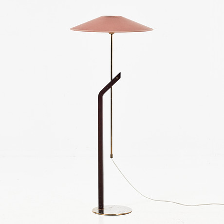 LARS BESSFELT. Golvlampa, Atelje Lyktan, modell 4501, " Hockey", etikettmärkt, Åhus. på auktion hos Stockholms Auktionsverk Magasin 5