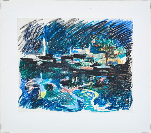 ARMAND ROSSANDER (1914-1976). Komposition, fetkrita, signerad. på auktion hos Stockholms Auktionsverk Magasin 5