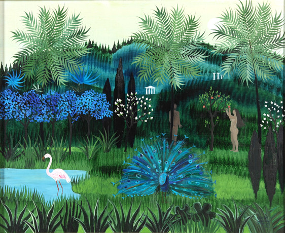 KERSTIN LUNDBERG STENMAN. 1926–2007. Olja på pannå, signerad. på auktion hos Auktionsverket Engelholm