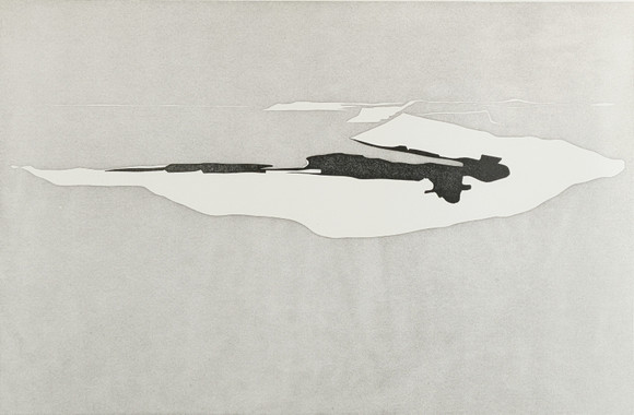ARNE OLSSON (1918-2004). Färglitografi, abstraherat kustlandskap, signerad och numrerad 131/380. på auktion hos Wickmans