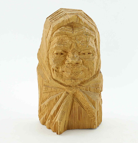 PER NILSSON-ÖST (1918-2012). skulptur, "Den frusna gumman", signerad, daterad 1972. på auktion hos Hälsinglands Auktionsverk